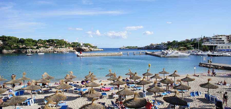 Strände in der Gegend Porto Cristo