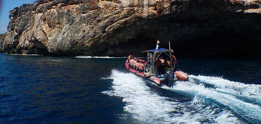 Diving in the area Porto Cristo