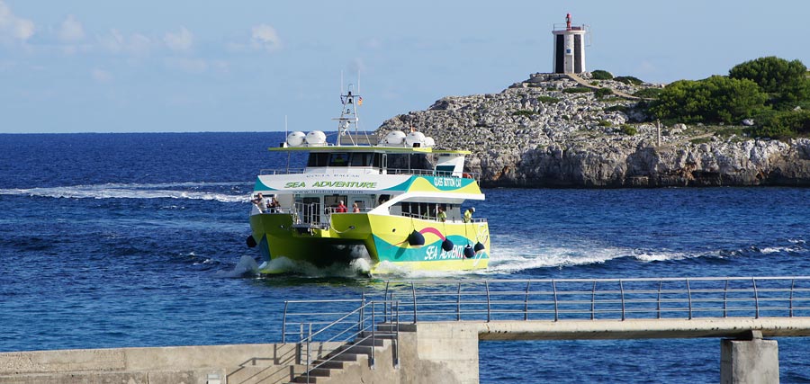 Glass Bottom Boat - Porto Cristo